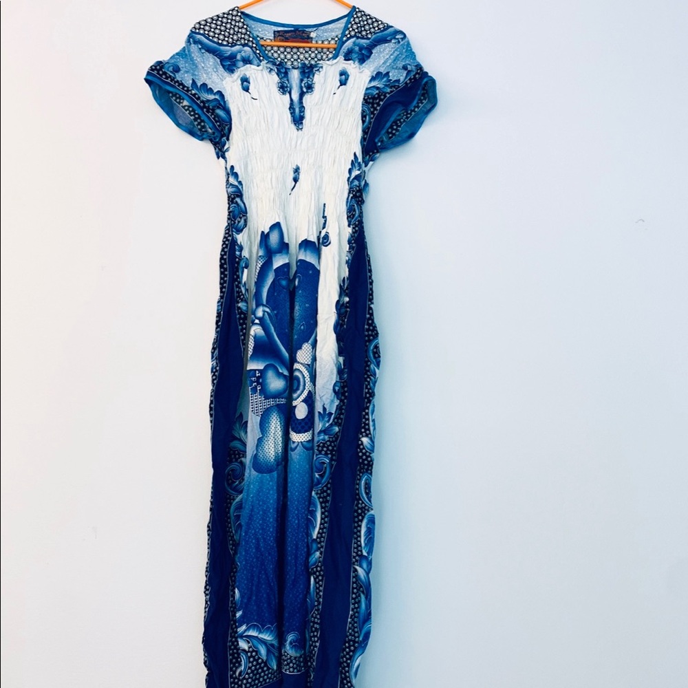 Vintage Egyptian Tunic Fit and Flare Dress